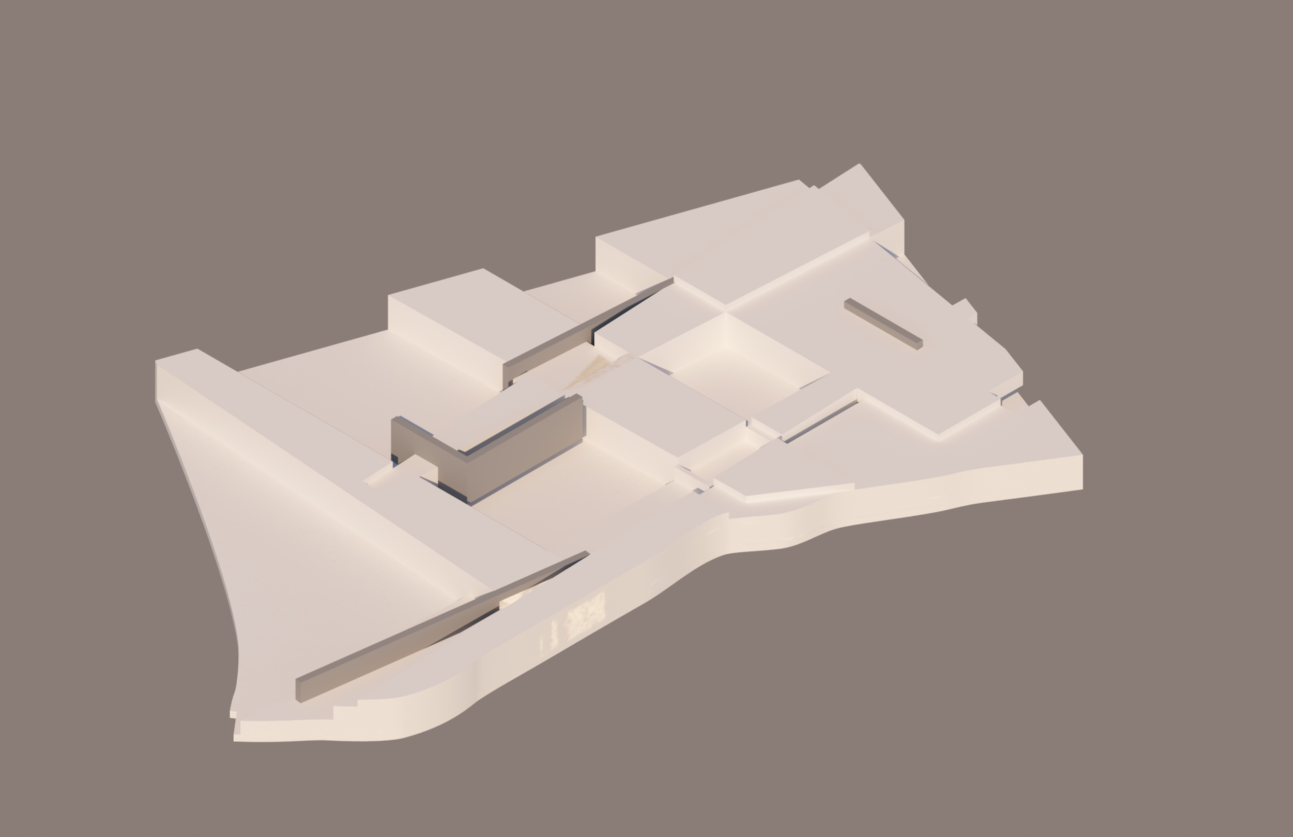 Large Scale Shallow Relief, rendering 1